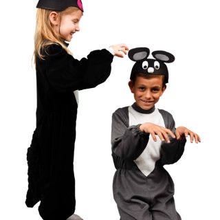 Детски костюм коте, детски костюм мишка